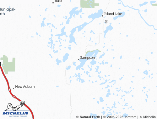 Mappa MICHELIN Sampson - ViaMichelin