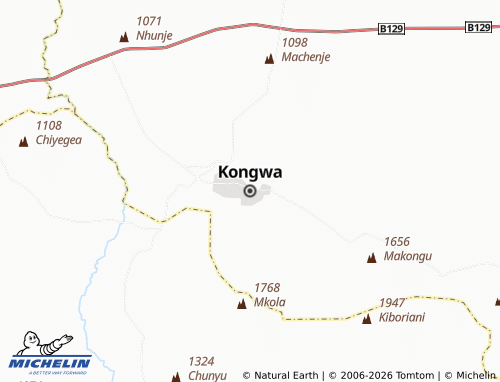 Mapa MICHELIN Kongwa - ViaMichelin