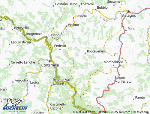 Carte MICHELIN Olmo Gentile - ViaMichelin