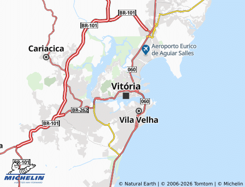 MICHELIN Ilha Monte Belo map - ViaMichelin