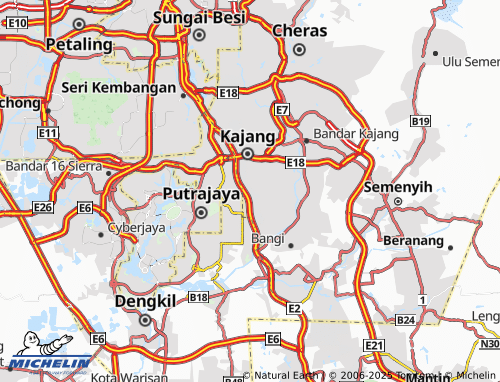 MICHELIN D'Cempaka map - ViaMichelin