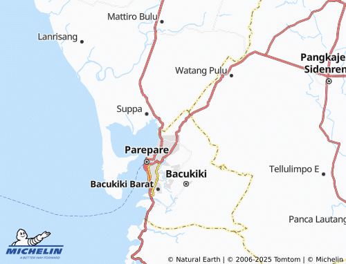MICHELIN Bukit Harapan map - ViaMichelin