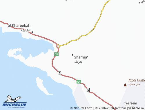 Mappa MICHELIN Sharma' - ViaMichelin