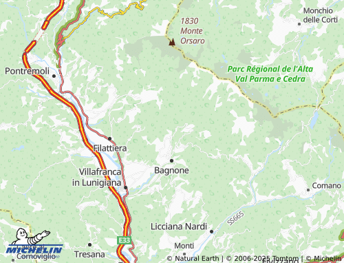 Carte MICHELIN Stazzone - ViaMichelin