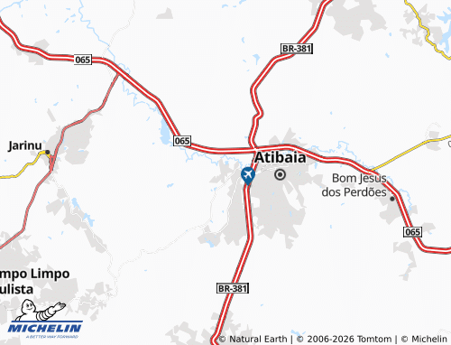 MICHELIN Chácaras Maringá map - ViaMichelin