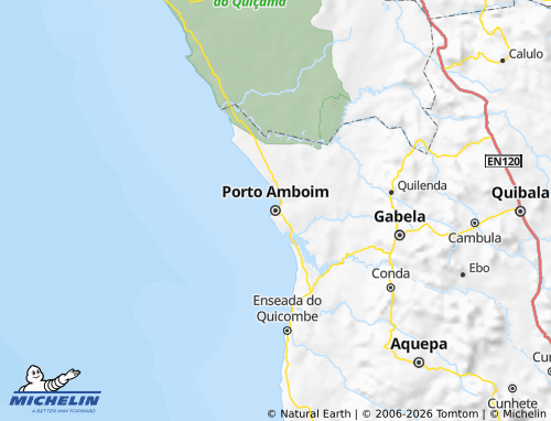 Kaart MICHELIN Porto Amboim - ViaMichelin
