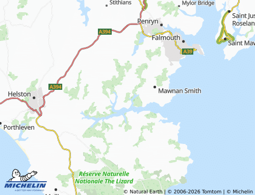 MICHELIN Porth Navas map - ViaMichelin
