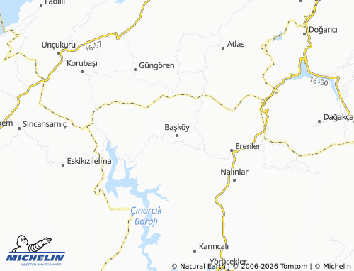 Mapa MICHELIN Başköy - ViaMichelin