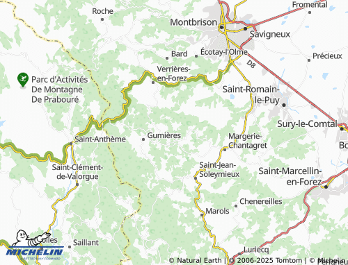 MICHELIN Le Poyet map - ViaMichelin