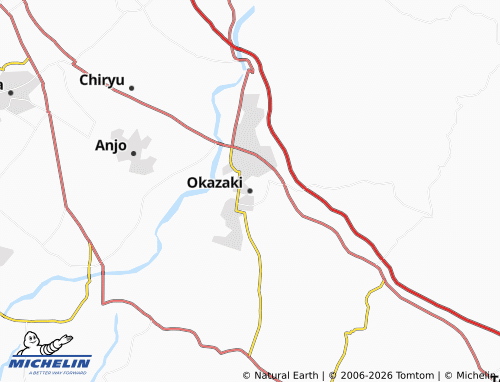 MICHELIN Okazaki map - ViaMichelin