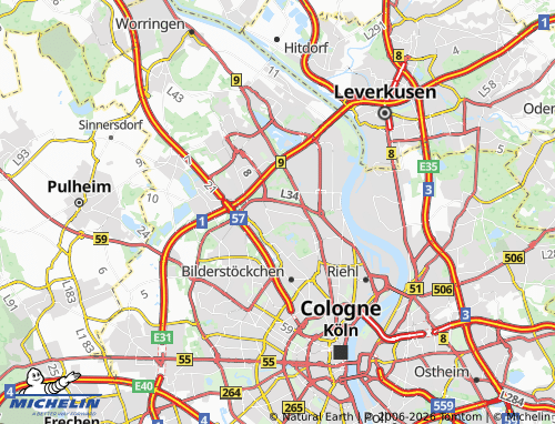 MICHELIN Longerich map - ViaMichelin