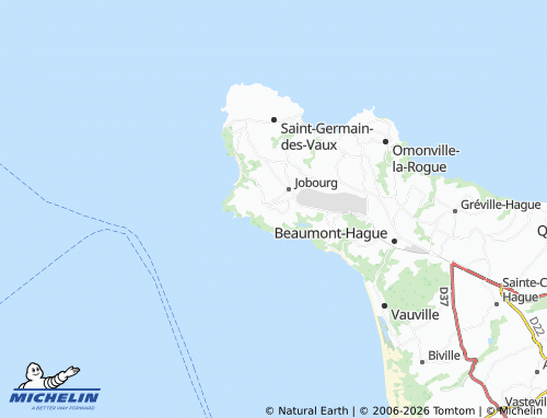 MICHELIN Dannery map - ViaMichelin
