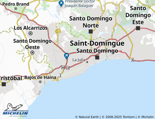 MICHELIN Ensanche Quiqueya map - ViaMichelin