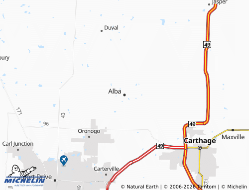 Mapa MICHELIN Alba - ViaMichelin