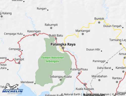 MICHELIN Central Kalimantan map - ViaMichelin