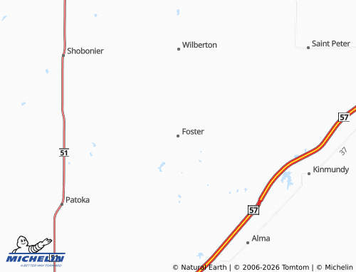 Mapa MICHELIN Foster - ViaMichelin