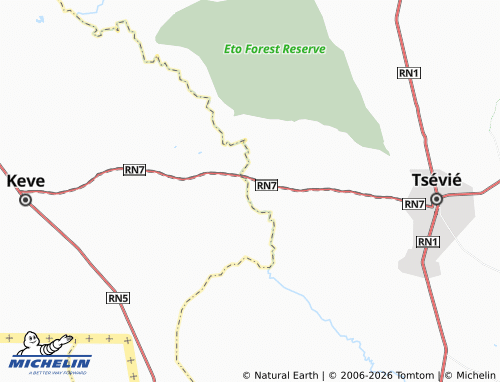 MICHELIN Agbadoume map - ViaMichelin