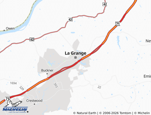 Mappa MICHELIN La Grange - ViaMichelin