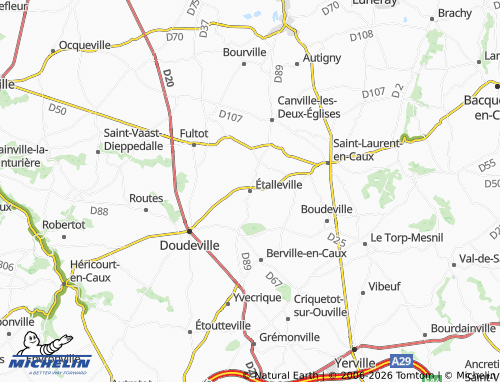 Mapa MICHELIN Étalleville - ViaMichelin