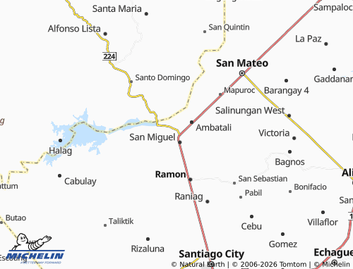 Mappa MICHELIN General Aguinaldo - ViaMichelin