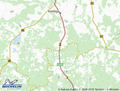 MICHELIN Raanitsa map - ViaMichelin