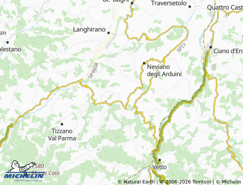 Kaart MICHELIN Mozzano - ViaMichelin