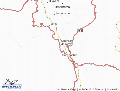 Mappa MICHELIN San Pedro de Larcay - ViaMichelin