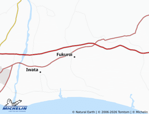 Mappa MICHELIN Fukuroi - ViaMichelin