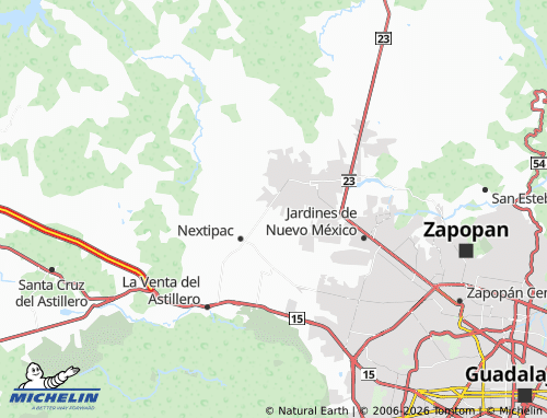 Mappa MICHELIN La Rumorosa - ViaMichelin