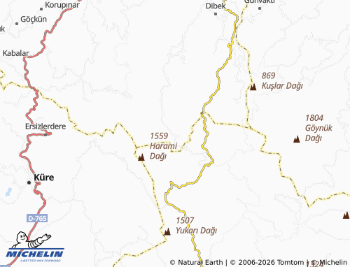 Mappa MICHELIN Şamaoğlu - ViaMichelin