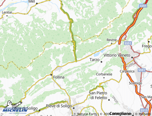 Mappa MICHELIN Tovena - ViaMichelin