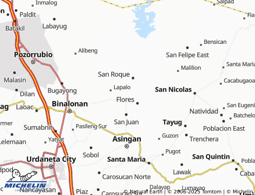 MICHELIN San Manuel map - ViaMichelin