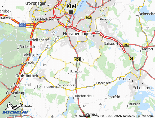 MICHELIN Moorsee map - ViaMichelin