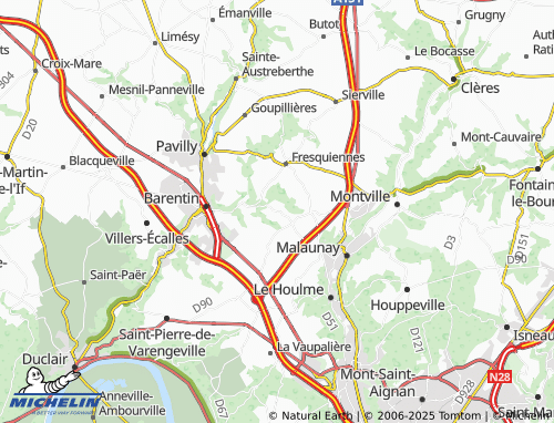 Mappa MICHELIN Pôville - ViaMichelin