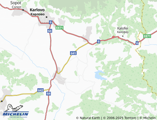 MICHELIN Vedrare map - ViaMichelin