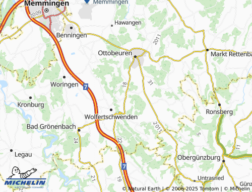 MICHELIN Karlins map - ViaMichelin