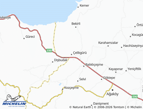 Mappa MICHELIN Çelikgürü - ViaMichelin