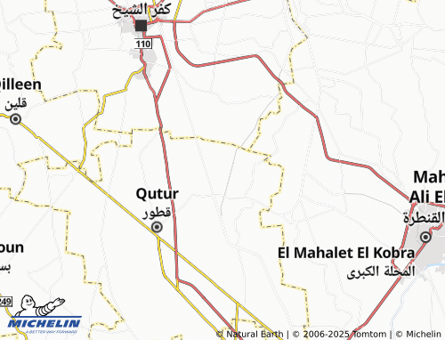 MICHELIN Kafr El Neanaey map - ViaMichelin