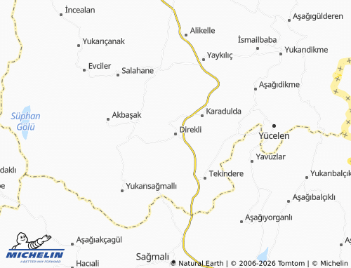 Mappa MICHELIN Direkli - ViaMichelin
