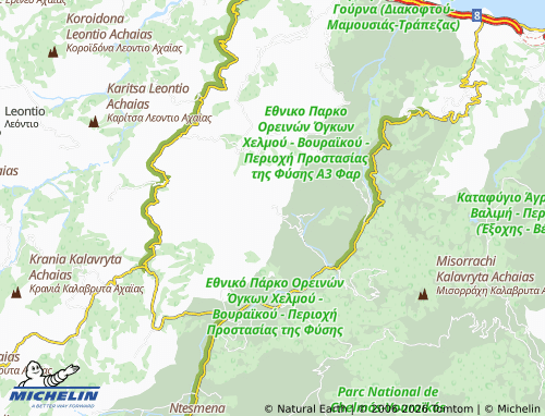 MICHELIN Kerpini map - ViaMichelin