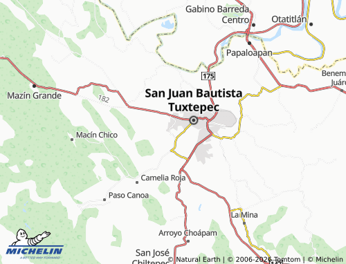 MICHELIN San Carlos map - ViaMichelin