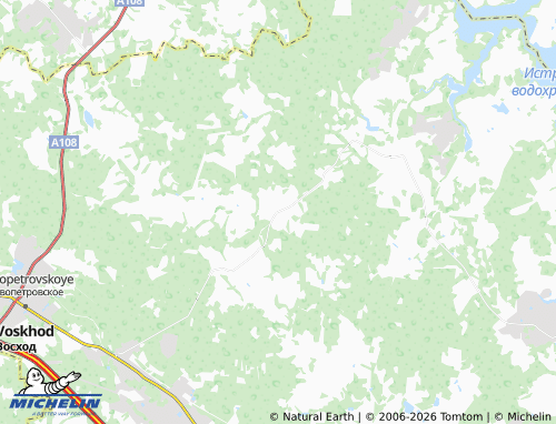 Carte MICHELIN Pokoyevo - ViaMichelin