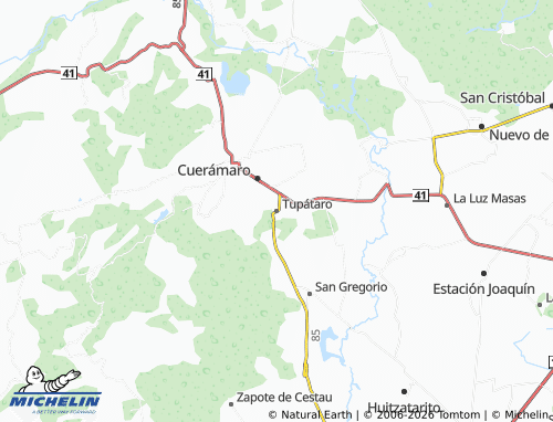 Mapa MICHELIN Tupátaro - ViaMichelin