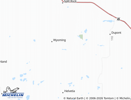 Mappa MICHELIN Big Falls - ViaMichelin