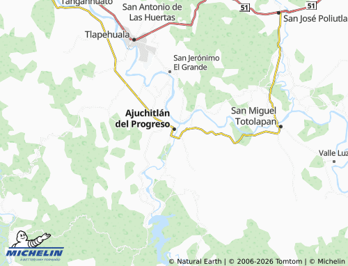 Mappa MICHELIN El Calvario - ViaMichelin