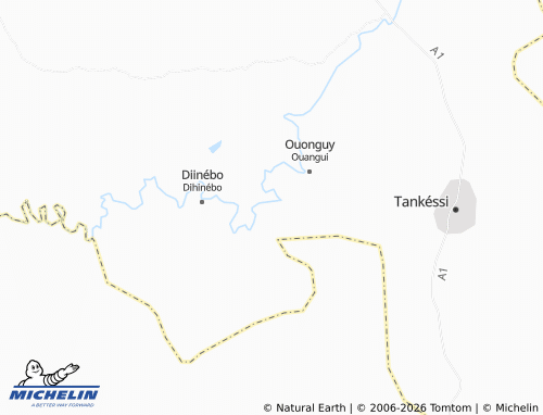 MICHELIN-Landkarte Bouroukro - ViaMichelin