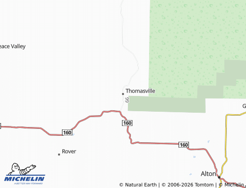 Kaart MICHELIN Thomasville - ViaMichelin