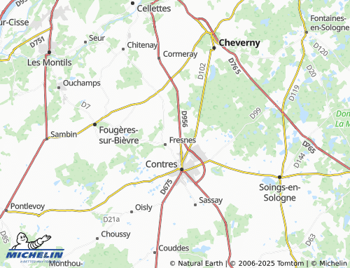 MICHELIN Les Petites Vallées map - ViaMichelin