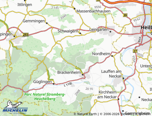 Mapa MICHELIN Neipperg - ViaMichelin
