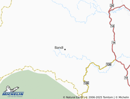 MICHELIN Bandi map - ViaMichelin